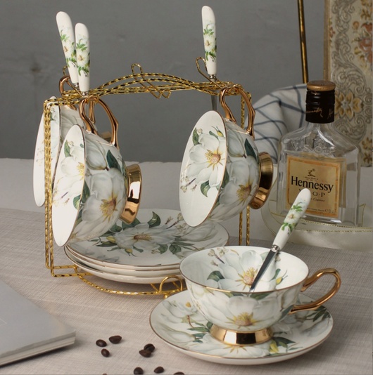 Juego de Tazas de Cerámica Europeas para Café - Image 20