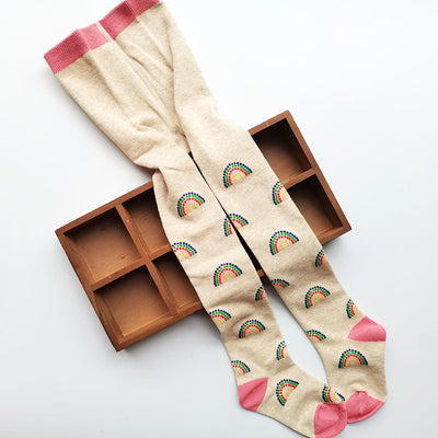Medias Escolares de Contraste de Colores para Niñas - Algodón Premium - Image 18