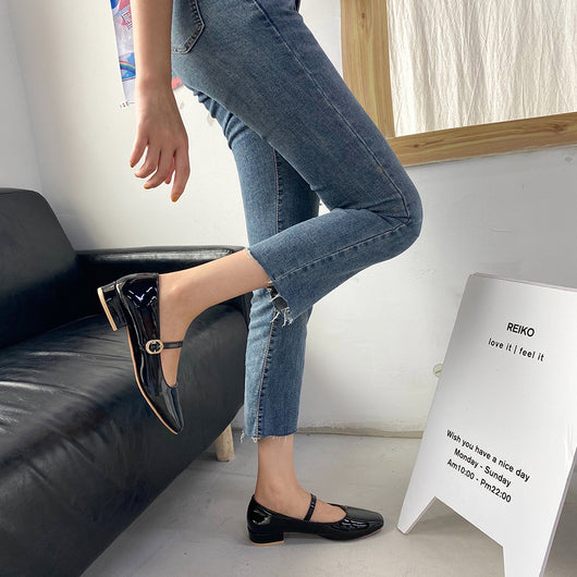 Zapatos de Tacón Cuadrado Grueso para Mujer - Image 19