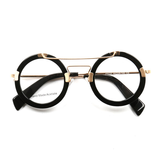 Lentes Vintage Redondos con Protección Azul - Marco Metálico Doble Rayo - Image 13