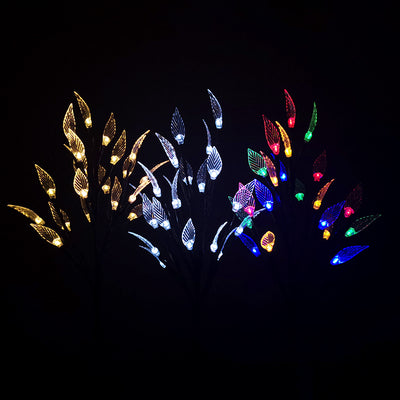Luz Solar Decorativa Rama de Hojas para Jardín y Césped - Image 4