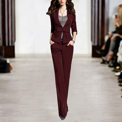 Traje Ejecutivo Mujer Corte Slim Elegancia Moderna - Image 5