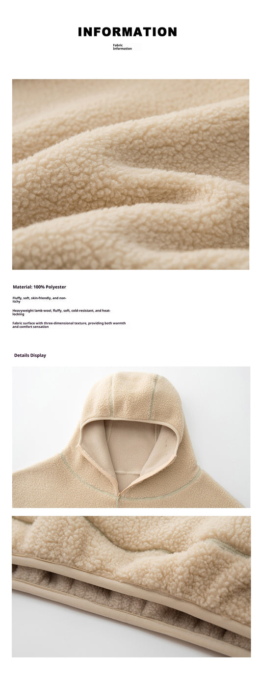 Sudadera Gruesa Impermeable con Lana de Cordero - Abrigo Cálido Premium - Image 14
