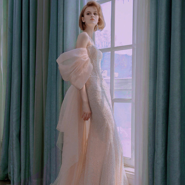 Vestido de Novia Elegante Cola de Pez con Temperamento - Image 5