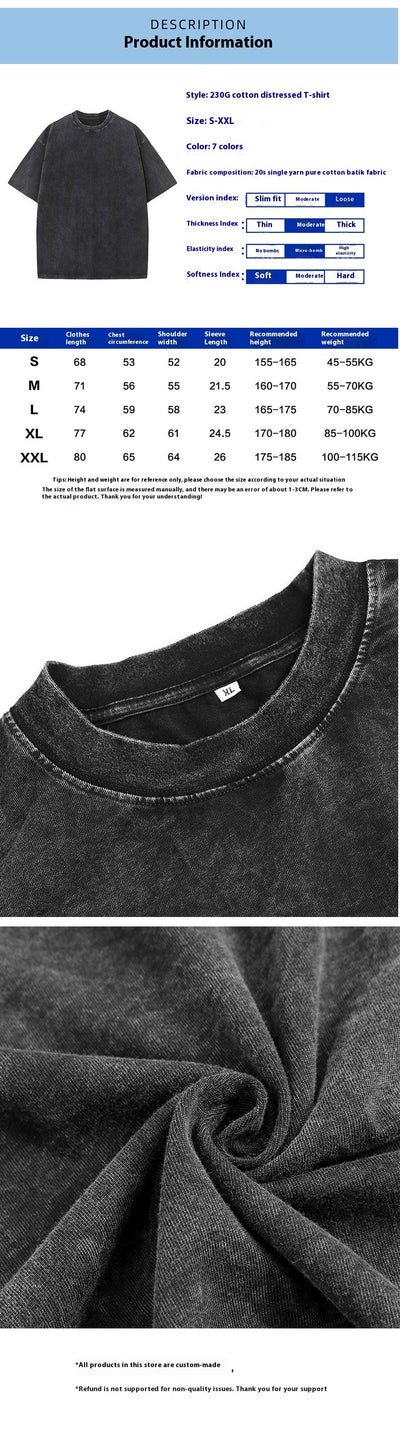 Camiseta Manga Corta para Hombre Primavera Otoño - Image 20