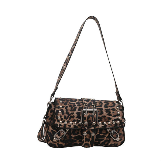 Bolso Bandolera Personalizado Estampado Leopardo Motocicleta para Mujer - Image 5
