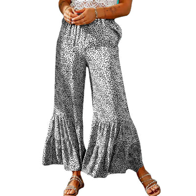 Pantalones Casuales Fruncidos con Cordón Ajustable para Mujer - Image 11