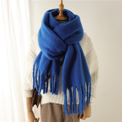 Bufanda Larga de Invierno con Borlas - Abrigo Versátil y Cálido - Image 16