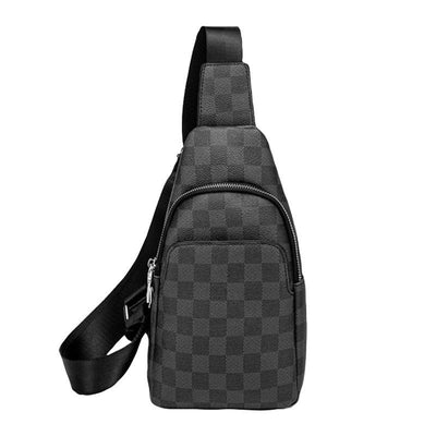 Bolsa Bandolera Cuadros para Hombre - Mochila de Pecho y Maletín - Image 6