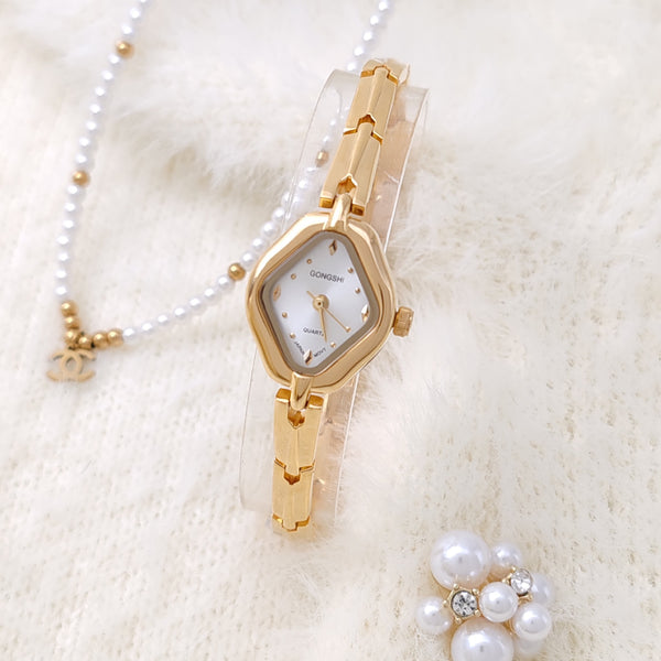 Reloj Pulsera Diamante Lujo Temperamento Resistente al Agua