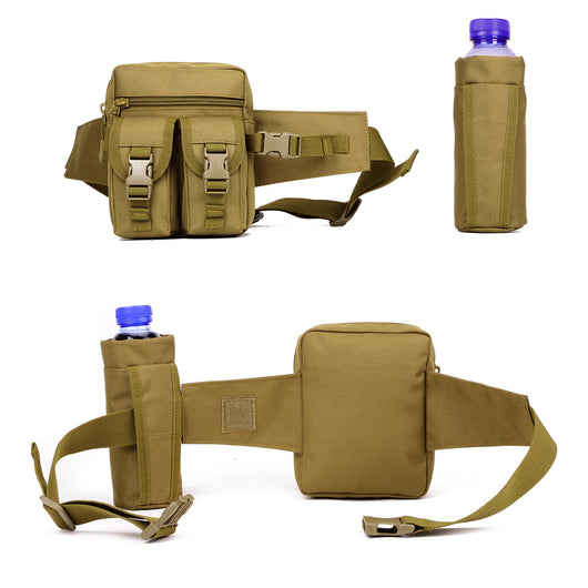 Bolsa Táctica Impermeable para Cintura con Compartimentos para Botellas - Image 7