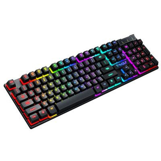 Teclado Gaming USB Luminoso con Teclas Flotantes - Image 11