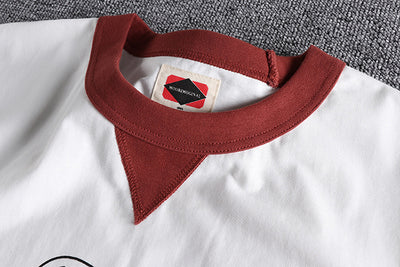 Camiseta de Algodón Lavado para Hombre con Cuello Estilo Thread - Image 12