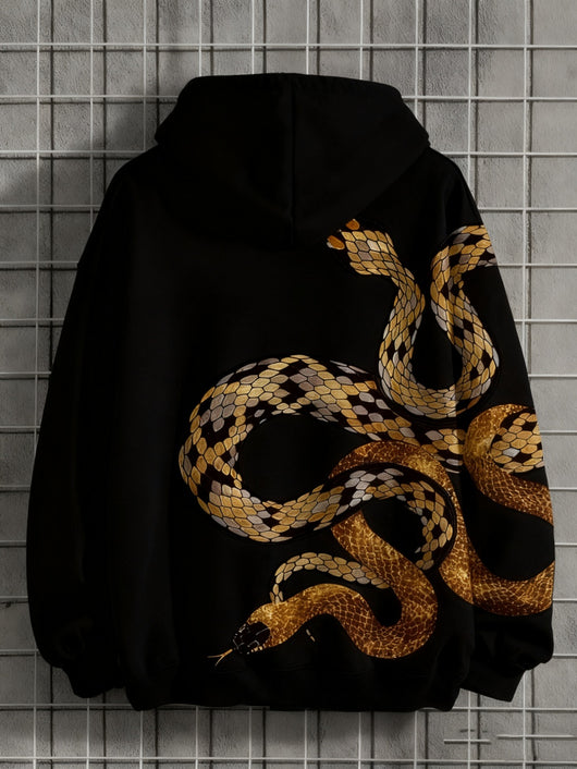 Sudadera Estampada de Manga Larga para Hombre - Hoodie Casual Versátil - Image 3