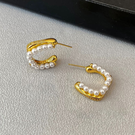 Aretes de Perla Circón - Pendientes Elegantes Diarios de Alta Calidad - Image 13