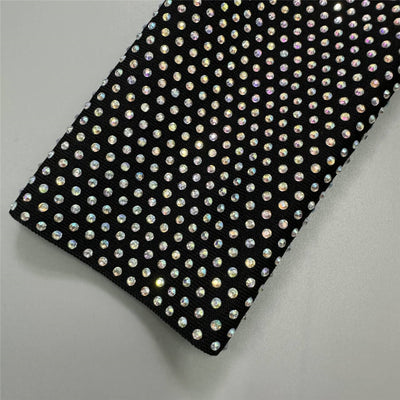Vestido Ajustado con Strass y Diseño Cruzado - Image 15