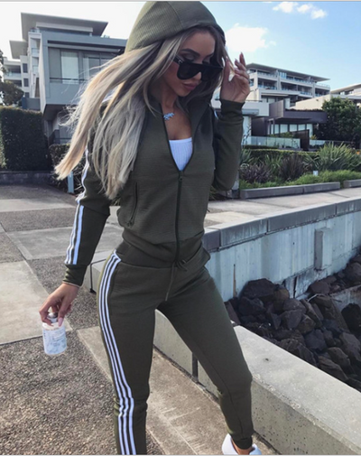 Conjunto Deportivo y Casual para Mujer - Estilo Europeo y Americano - Image 7