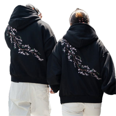 Sudadera con Capucha Estilo Retro Hip Hop Unisex Otoño-Invierno - Image 5