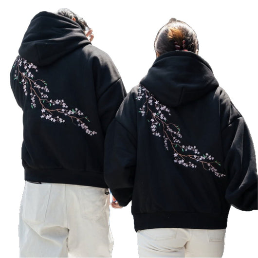 Sudadera con Capucha Estilo Retro Hip Hop Unisex Otoño-Invierno - Image 5