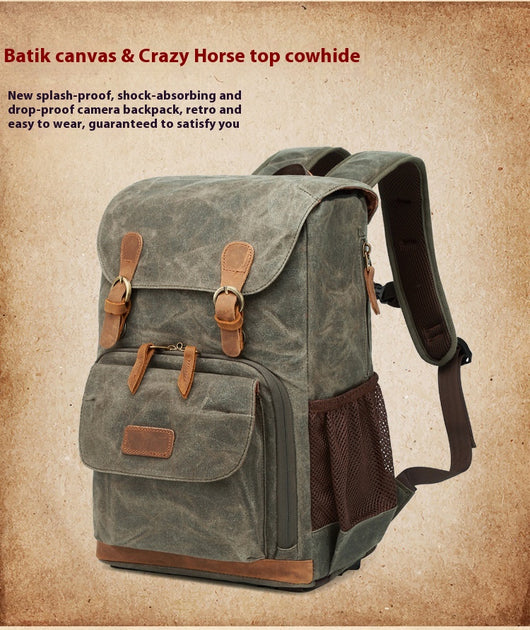 Bolsa de Cámara Canvas Multifuncional - Image 22