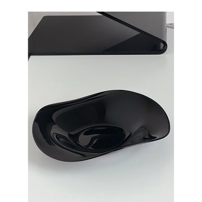 Cuenco Cerámico Irregular Negro Minimalista de Diseño Niche - Image 7
