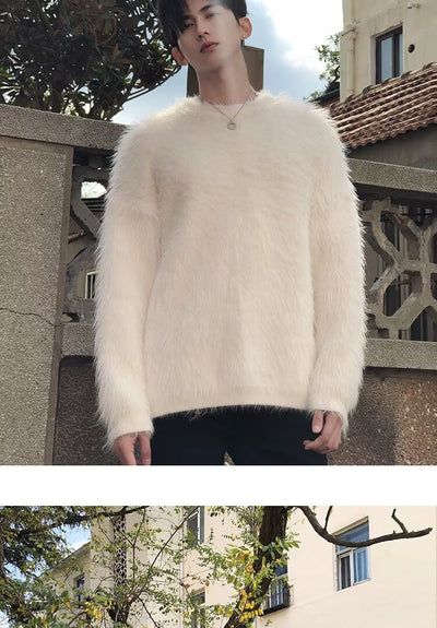 Suéter Holgado de Punto para Hombre - Abrigo Casual Otoño Invierno - Image 12