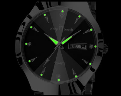 Reloj de Pareja Luminoso con Calendario - Cuarzo Elegante - Image 19