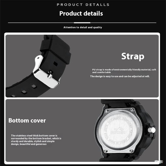 Reloj Deportivo Hombre con Puntero Luminoso Cuarzo - Image 4