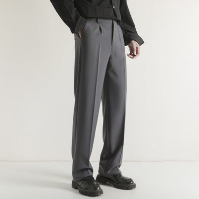 Pantalón de Traje Recto Casual Holgado para Hombre - Image 4