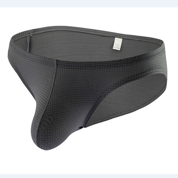 Calzoncillos Tipo Briefs de Seda de Hielo Gruesa Color Sólido para Hombre - Image 6