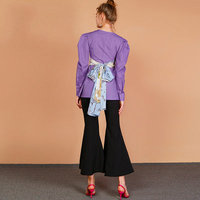 Camisa Occidental Versátil para Mujer - Diseño Clásico Multiuso - Image 3