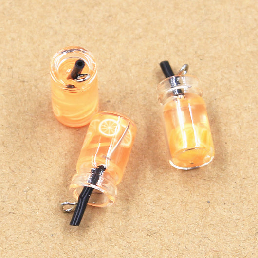 Botella de Cristal con Accesorios de Joyería DIY - Llavero Colgante - Image 6