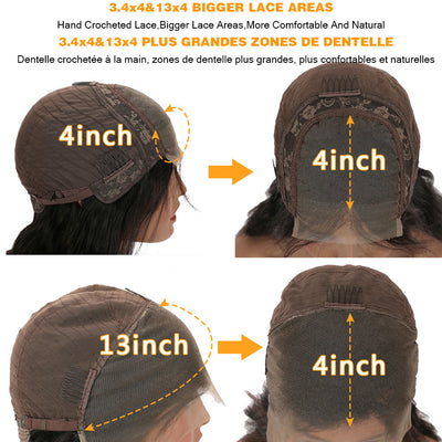 Peluca Frontal de Encaje Cabello Liso Natural para Mujer - Image 4