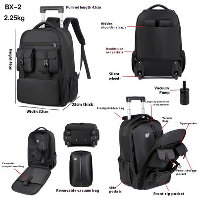 Mochila Trolley Expandible Airbag para Hombre - Image 6
