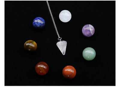 Esfera de Piedra Natural de 7 Chakras 20MM - Caja Presentación - Image 14