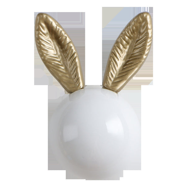 Tirador de Cerámica Conejo para Puertas y Cajones Infantiles - Diseño Minimalista Moderno - Image 3