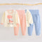 Pijama Largo de Otoño para Bebé y Mujer - Pantalones Cómodos