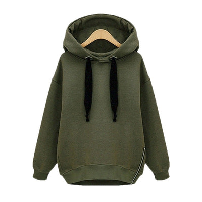 Sudadera Mujer con Capucha Suelta y Manga Larga - Image 12