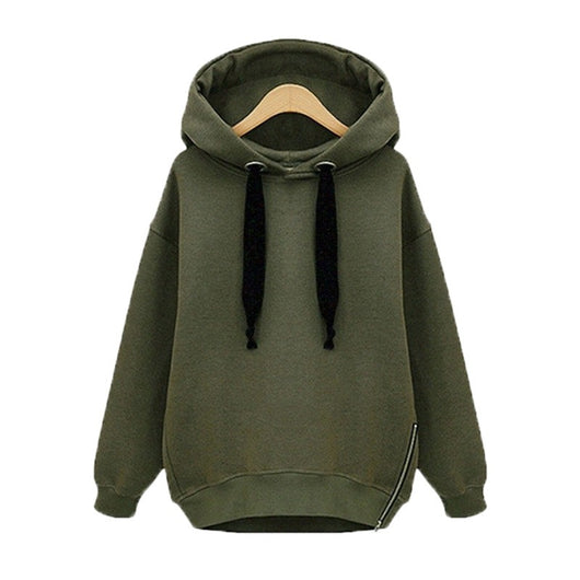 Sudadera Mujer con Capucha Suelta y Manga Larga - Image 12