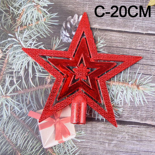 Estrella de Cinco Puntas para Árbol de Navidad - Acabado Cromado Triple Capa - Image 2