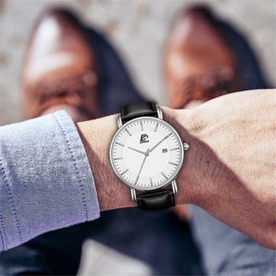 Reloj Casual de Cuarzo para Hombre con Correa de Cuero - Image 12