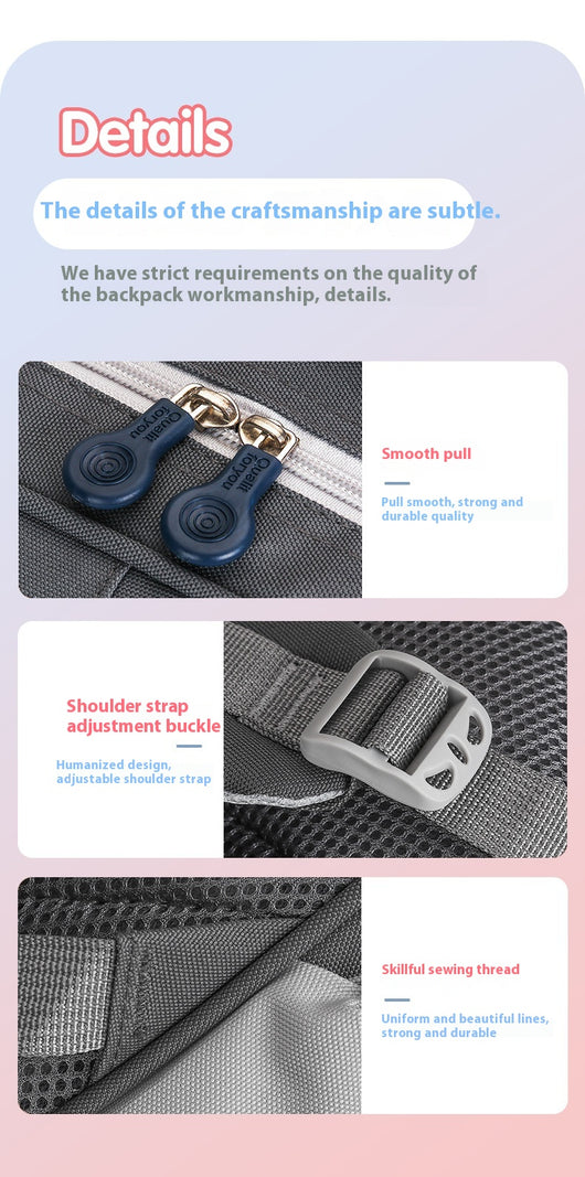 Mochila Escolar Ergonómica de Gran Capacidad con Protección Dorsal - Image 13