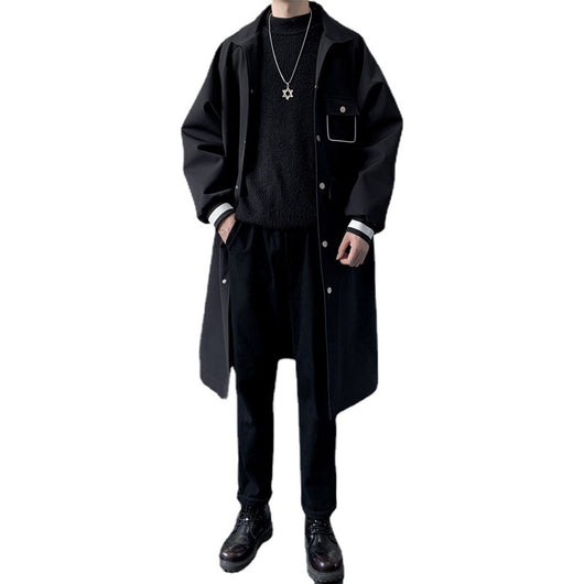 Abrigo Largo Elegante para Hombre Over Knee - Image 5