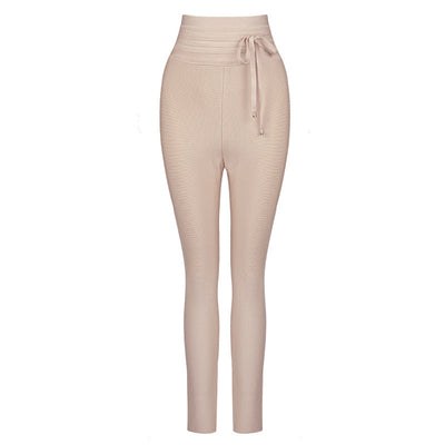 Leggings Casuales de Cintura Alta con Banda Elástica - Colores Lisos - Image 13