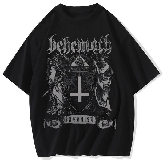Set de Camisetas Gráficas Religiosas Hip Hop para Hombre - Image 9