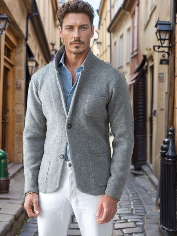 Chaqueta Casual Moderna para Hombre - Estilo Europeo y Americano