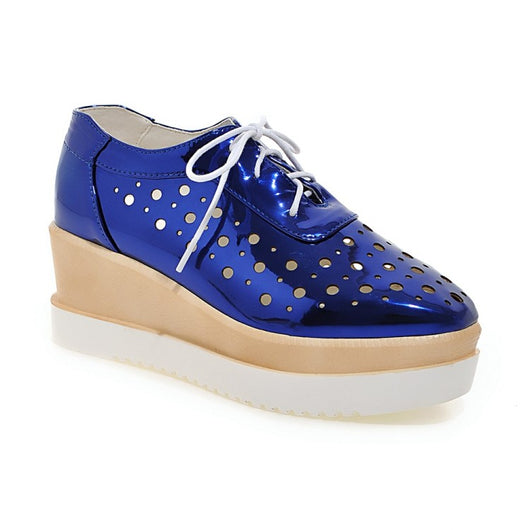 Zapatos Plataforma con Ojetes de Cordones - Image 5