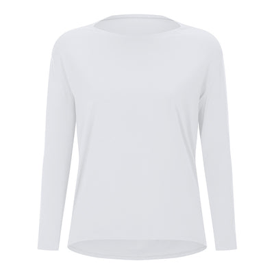 Blusa Deportiva Suelta de Manga Larga Efecto Segunda Piel - Image 9