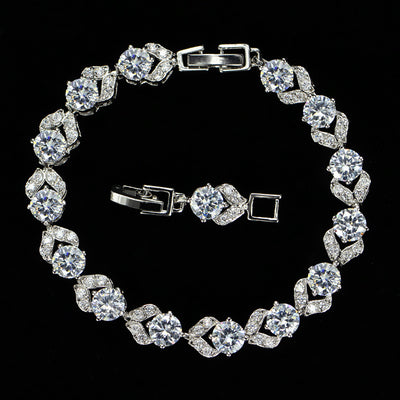Pulsera de Circonia Cúbica AAA con Diamantes - Brillo Cristal Blanco Eterno - Image 7