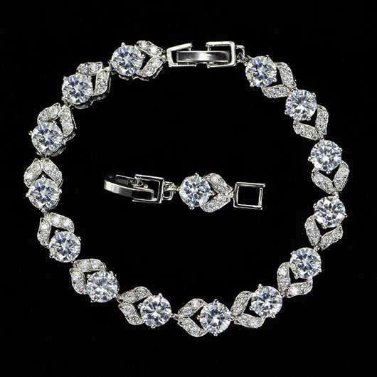 Pulsera de Circonia Cúbica AAA con Diamantes - Brillo Cristal Blanco Eterno - Image 7